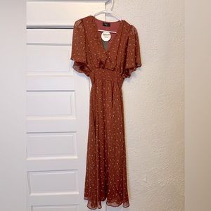 Reset by Jane long dress. Gorgeous color and detailing.